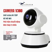 Camera Wifi Giám Sát V380 Pro Kaw, Camera Mini Không Dây Kết Nối Điện Thoại, Đàm Thoại 2 Chiều, Hồng Ngoại Quay Ban Đêm