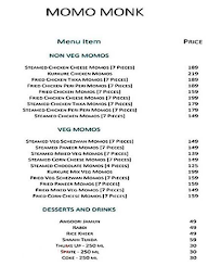 Momo Monk menu 3