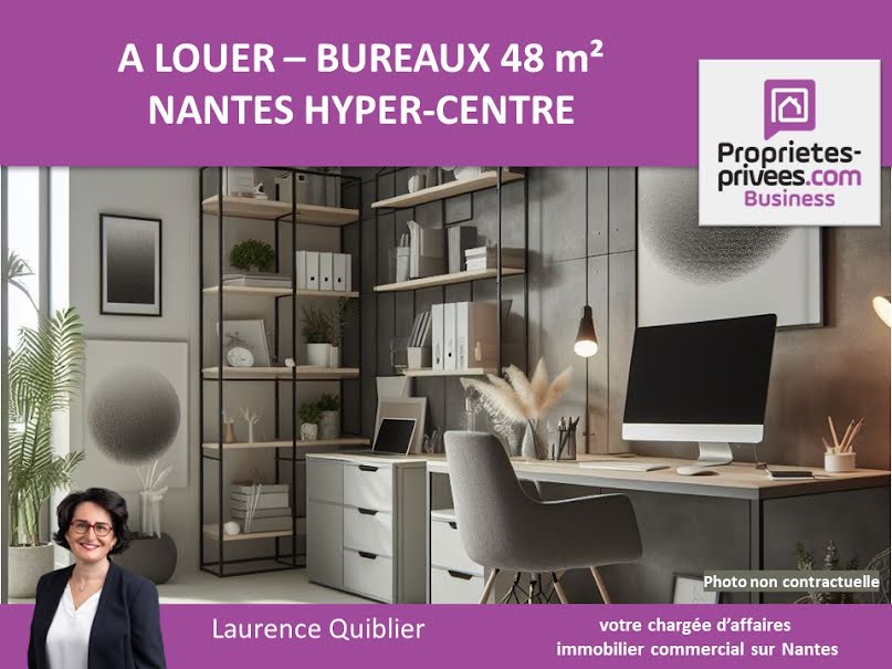 Location  locaux professionnels 3 pièces 48 m² à Nantes (44000), 780 €