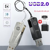 Usb 2.0 Ổ Đĩa Flash Hp 2Tb Flash Drive 1Tb Pen Drive Bằng Kim Loại Chống Thấm Nước Chống Sốc