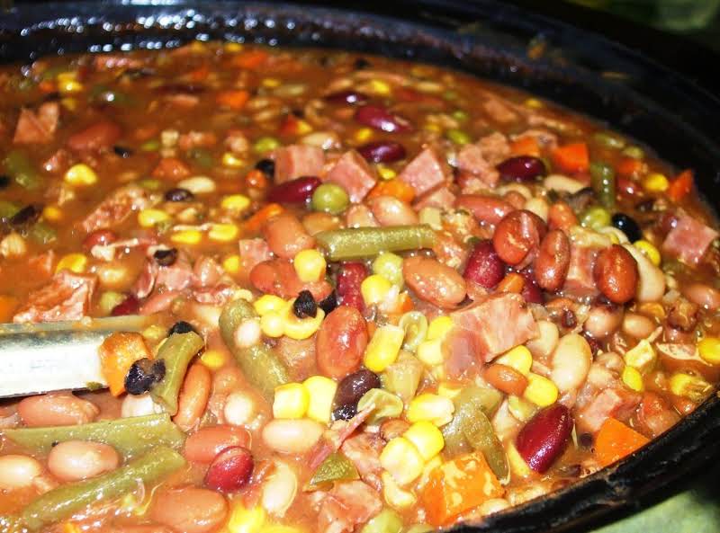 Bean & Pea Slow Cooker Soup