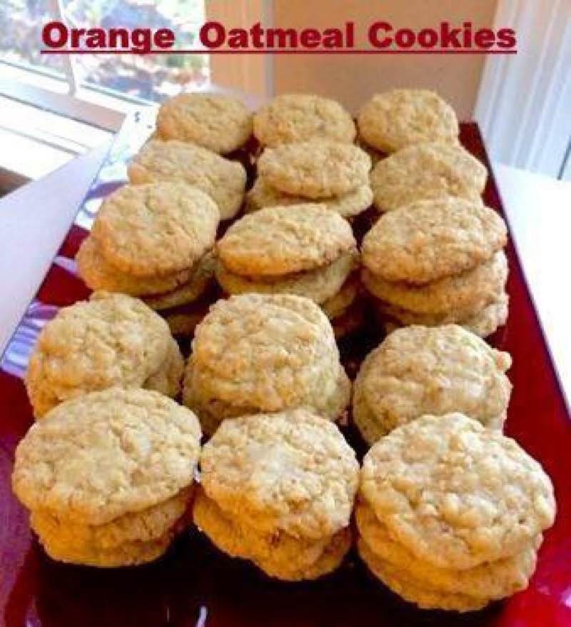 Orange Oatmeal Cookies