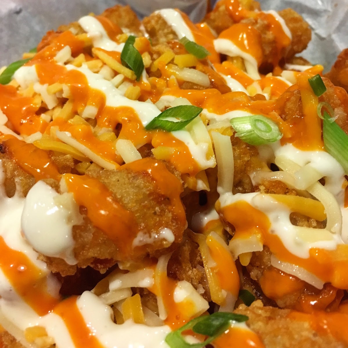 Loaded tater tots