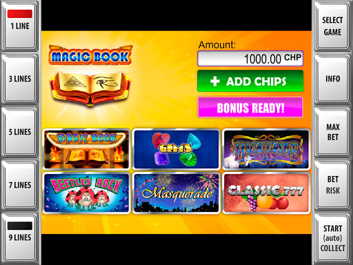 Casino Magic Book Slots Machines