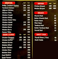 Delhi6Express menu 1