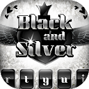 Black Silver Glitter Theme 1.1.0 APK ダウンロード