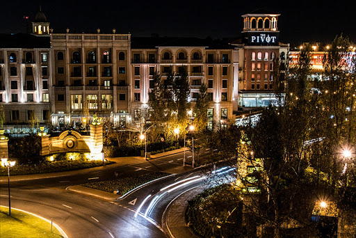 Outside of Montecasino at night. File Photo.