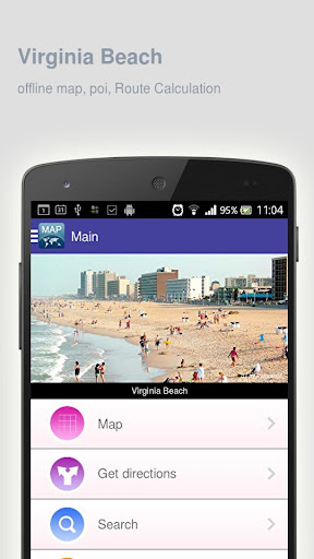 Virginia Beach Map offline