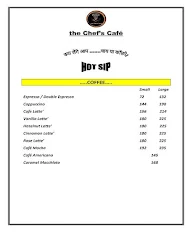 The Chef Cafe menu 7