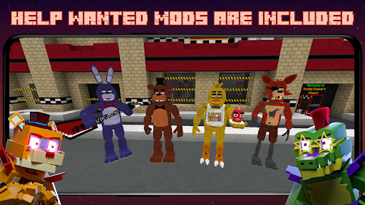 Screenshot FNAF Breach Mods for Minecraft