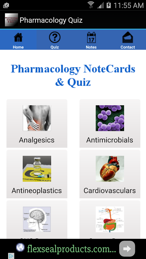   Pharmacology Quiz- ቅጽበታዊ ገጽ እይታ 