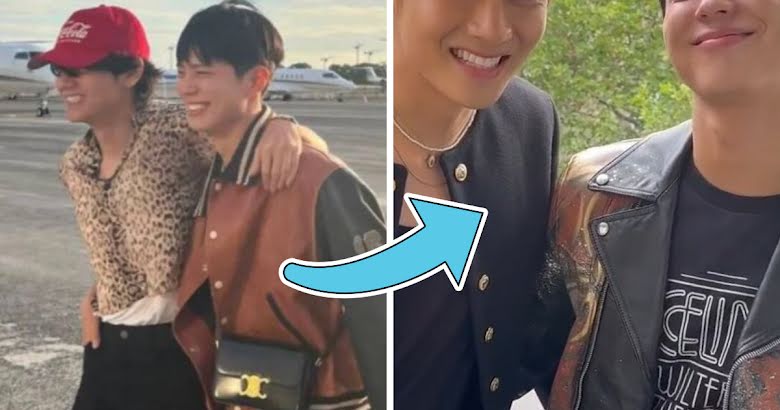 BTS's V And Park Bo Gum Reunite In Paris And Stun Netizens With