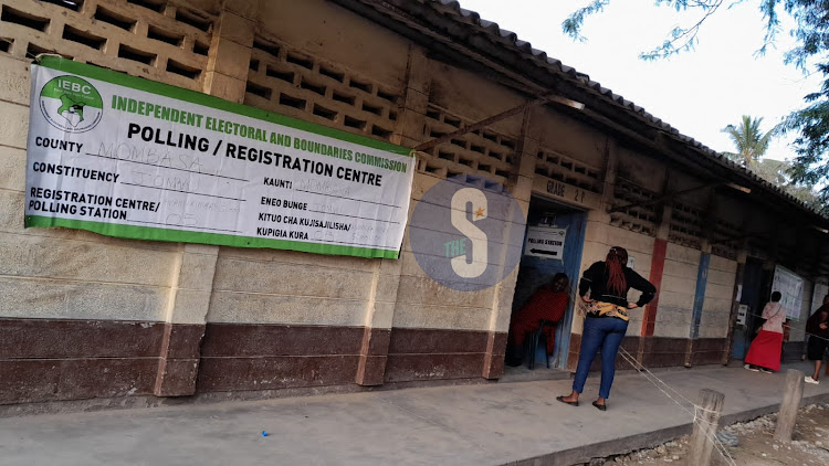 Low turn out at Amani primary in Jomvu constituency on August 29, 2022