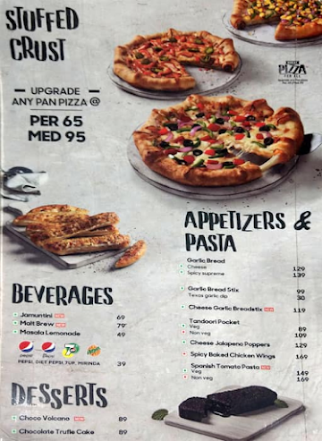 Pizza Hut menu 