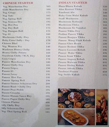 Krushna Sagar menu 