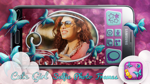 Cute Girl Selfie Photo Frames