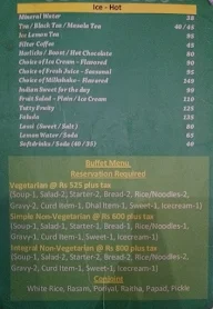 Saibala Grand menu 4