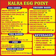 Kalra Egg Point menu 1