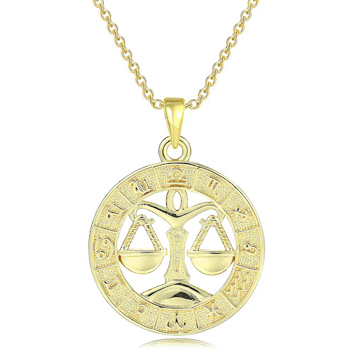 Title 9, 12 Twelve Constellation Pendant Necklace