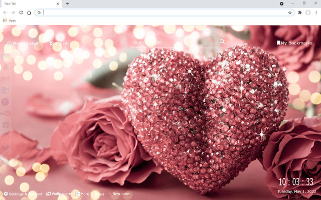 Valentine’s Day Wallpaper New Tab 14 February