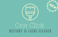 One-Click History & Cache Cleaner small promo image