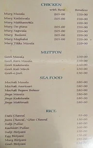 Bhagini Palace menu 7