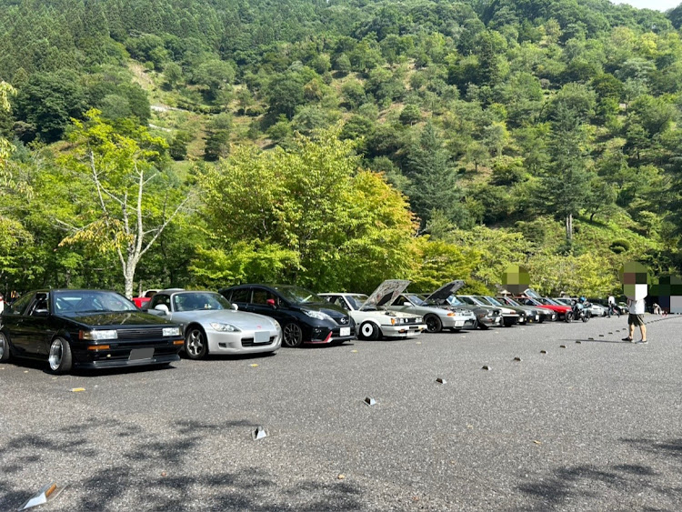 スカイラインの奥多摩大麦代駐車場・奥多摩第3日曜日定例ミーティング・TE37SL・アドバンレーシングRS・ぼっち早朝ドライブに関するカスタム事例の投稿画像9枚目