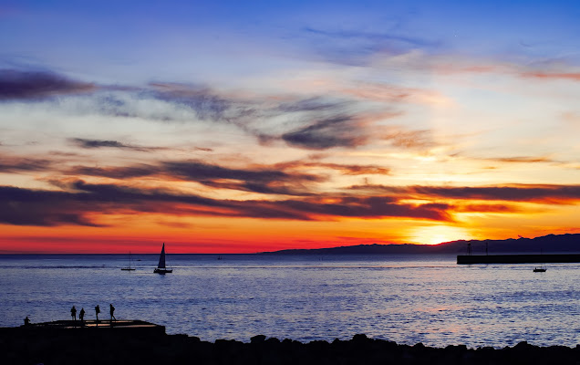 Un tramonto porta con se la speranza in un giorno migliore - Genova(18/01/2020) di BeatriceCapone69