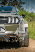 The Mustang RTR Spitfire's incredible exhaust.