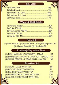 Delhi @ Prantha. Co menu 1