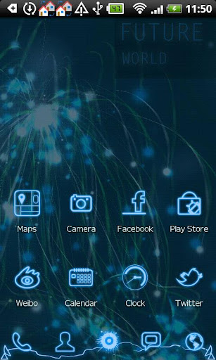 Download Future Theme GO Launcher EX apk