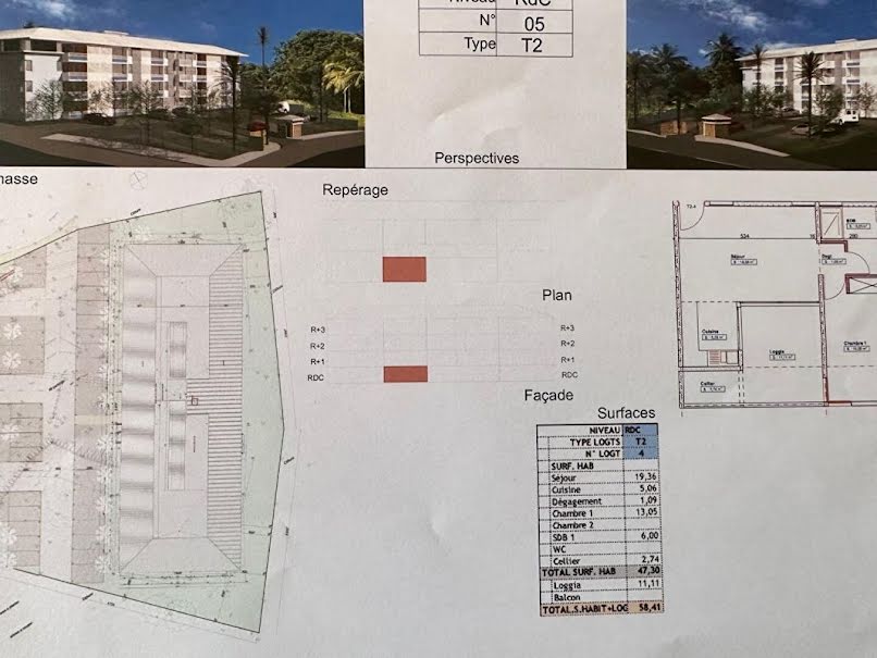 Vente maison 2 pièces 47.3 m² à Le diamant (97223), 223 398 €