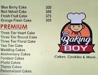 The Baking Boy menu 2