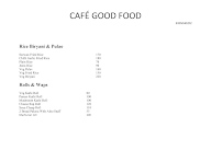 Cafe Good Food menu 5