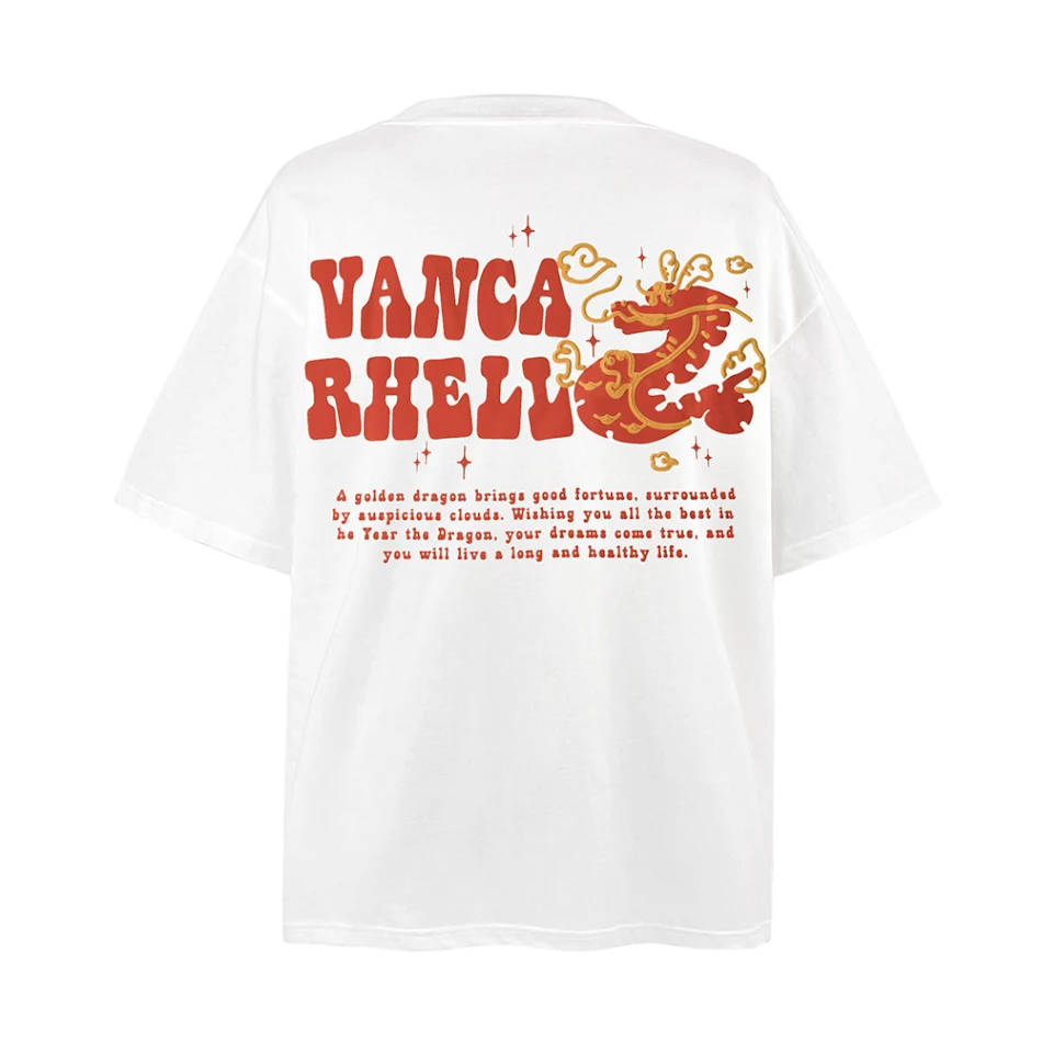 T-shirt Uomo con Stampa Drago Zodiaco Fashion Design Elegante Comodo Traspirante Perfetto per Casual Look Estivo Abbigliamento Uomo Originale