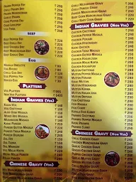 Arabian Garden Restaurant menu 1