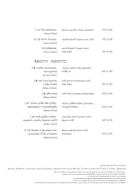 Prego - The Westin menu 5