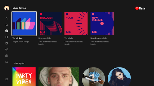 Screenshot YouTube Music