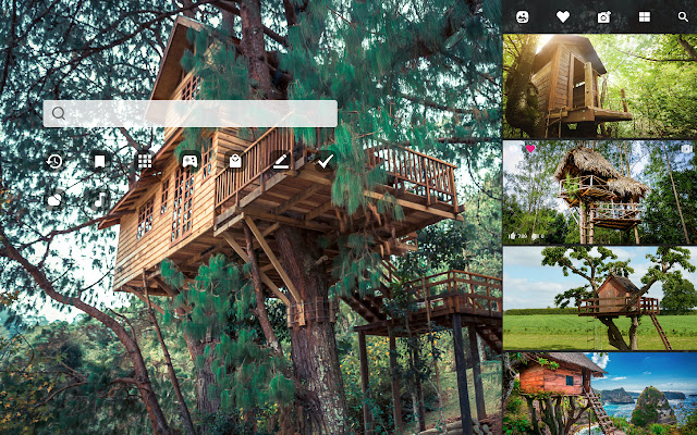 Tree House HD Wallpapers New Tab