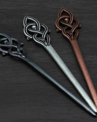 Barrettes irlandaises en alliage Ac - 1