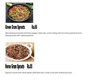 Biligiri Sprouts menu 3