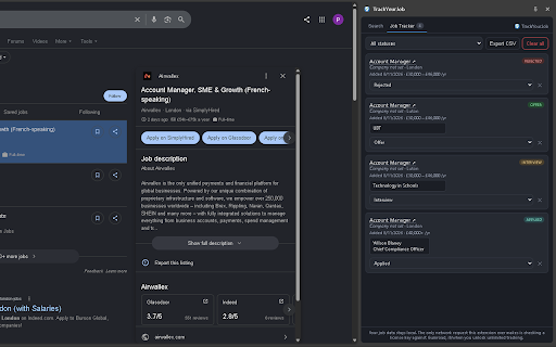TrackYourJob — Job Application Tracker screenshot 2