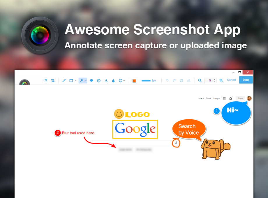 Awesome screenshot tool & screen capture Preview image 1