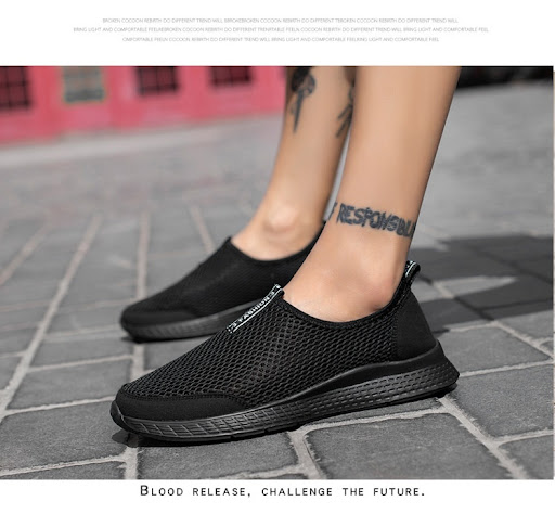Title 10, Summer Plus Size Mesh Breathable Sneaker Lightw...