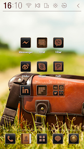 Leather Atom Iconpack screenshot 3