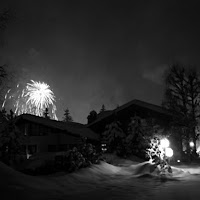 Fuochi d'artificio ad alta quota di 