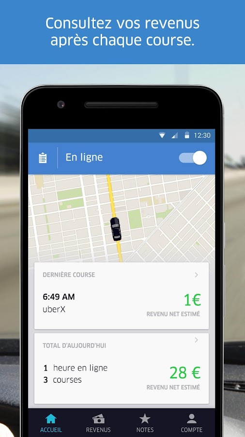   Uber Driver – Capture d'écran 