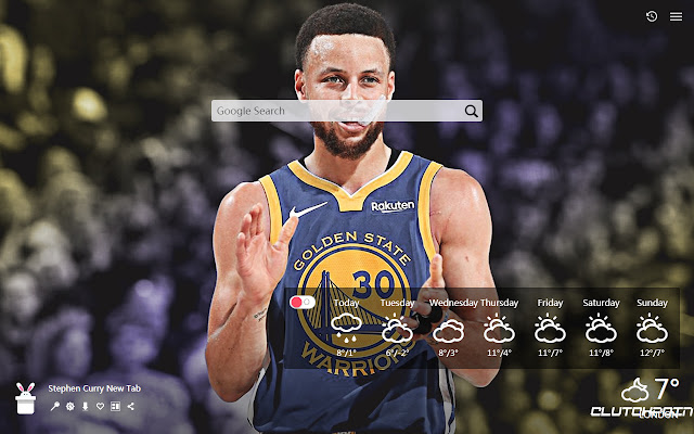 Stephen Curry New Tab, Wallpapers HD