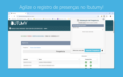 Automação de Lista de Frequência