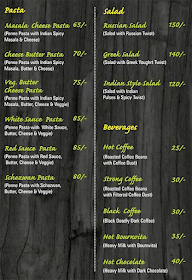 AJ Food Hub menu 2